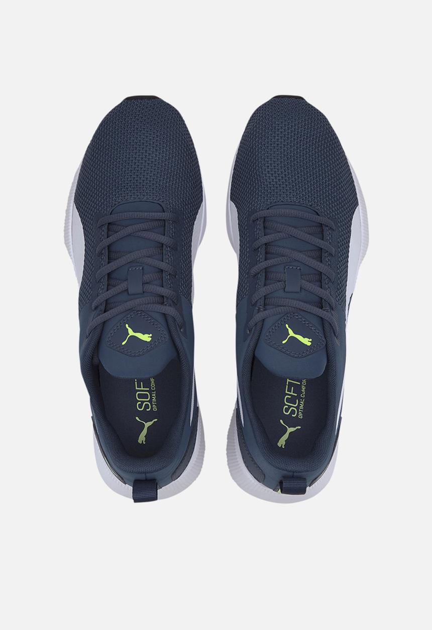 PUMA - Flyer runner - dark denim-yellow alert-Puma white