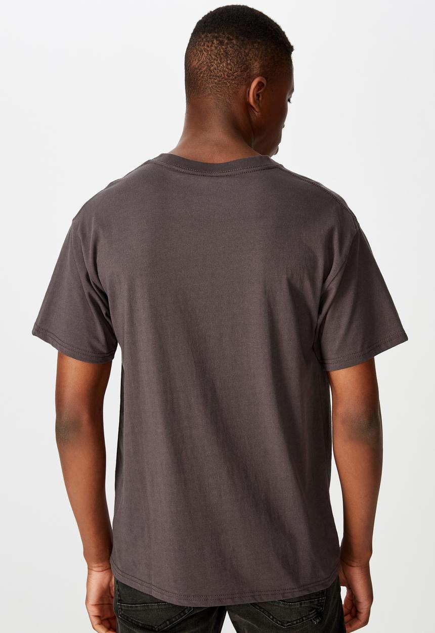 Cotton On - Essential short sleeve skate tee - faded slate