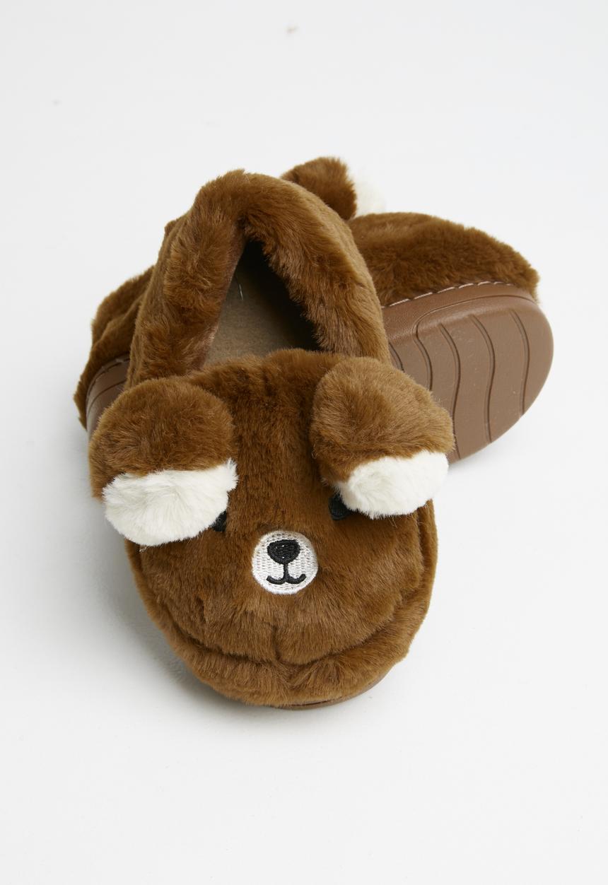 Pop Candy - Bear slipper - brown