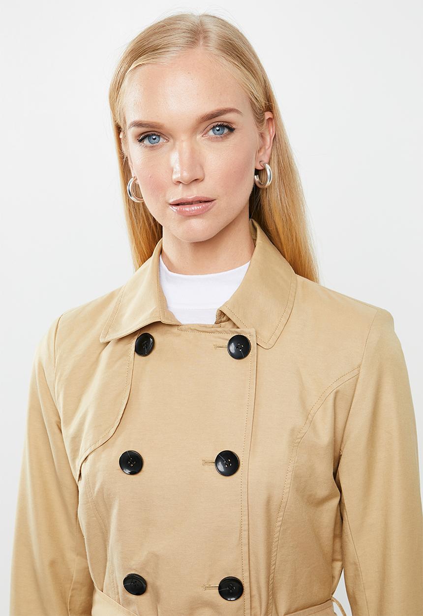 ONLY - Laura short trench - beige