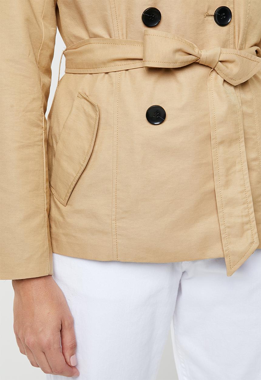 ONLY - Laura short trench - beige