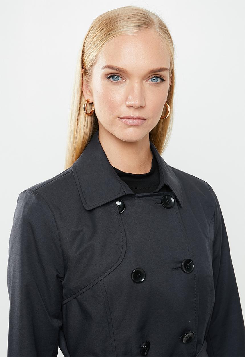 ONLY - Laura short trench - navy