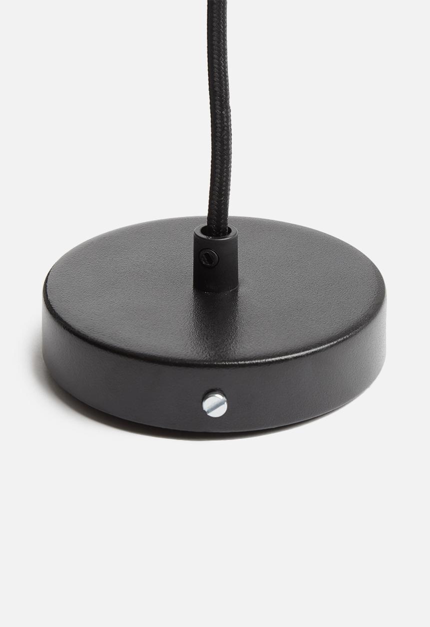 Sixth Floor - Lipsy wire pendant - black