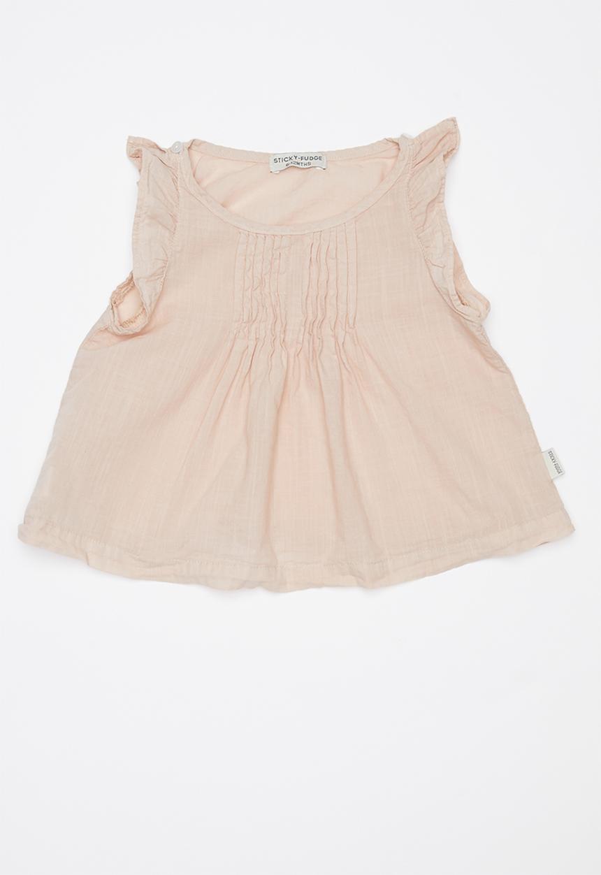 Sticky Fudge - Pintuck blouse - pink 