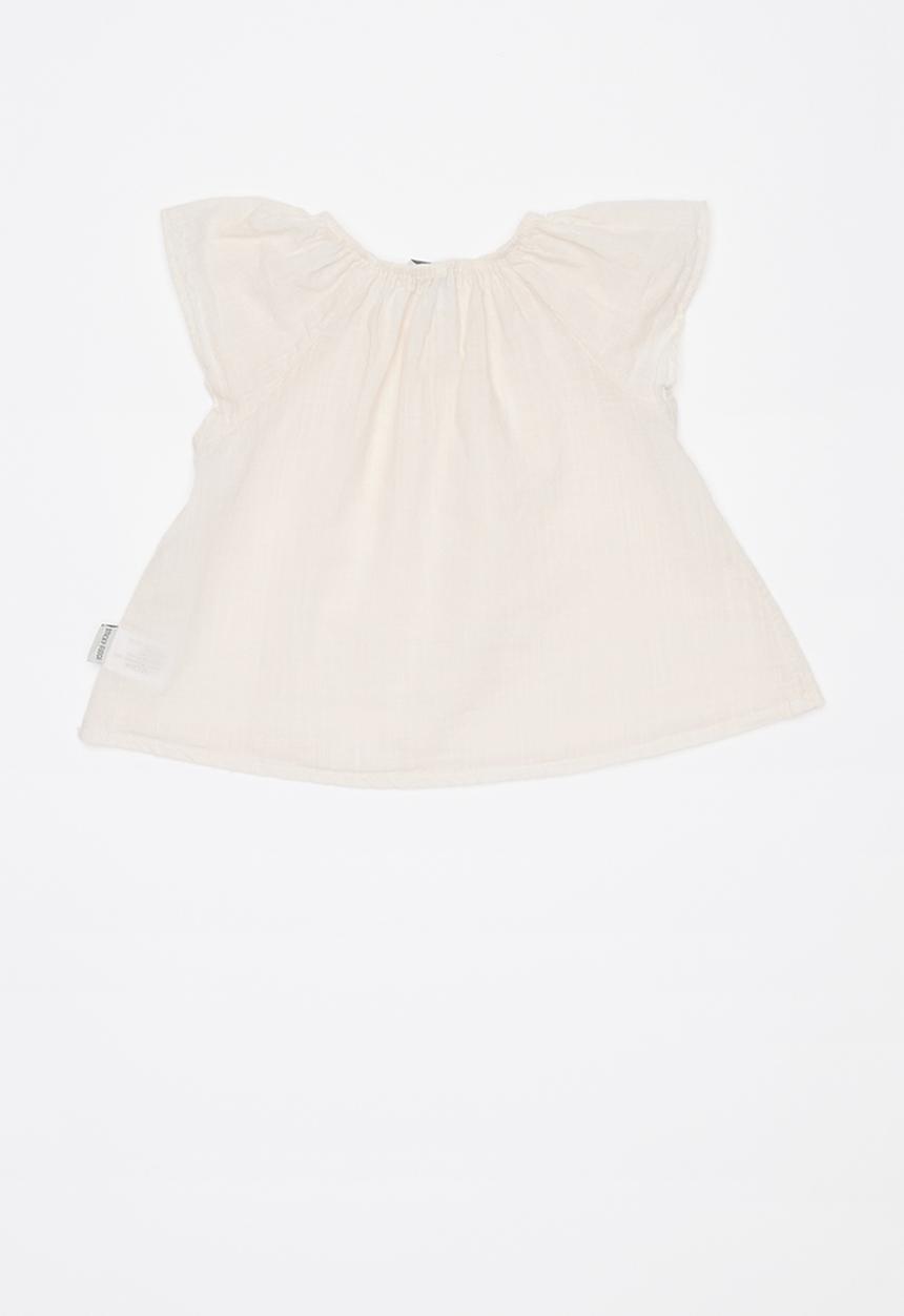 Sticky Fudge - Bella cap sleeve blouse - peach