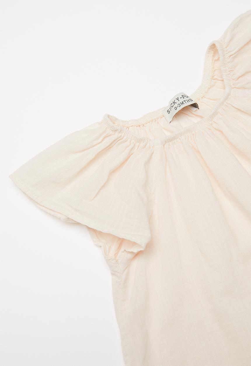 Sticky Fudge - Bella cap sleeve blouse - peach