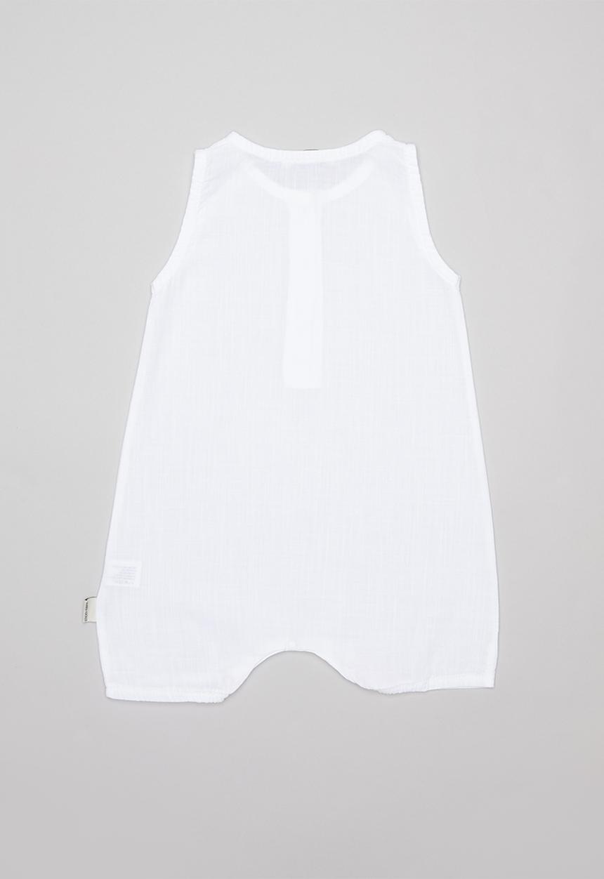 Sticky Fudge - Sleeveless romper - white