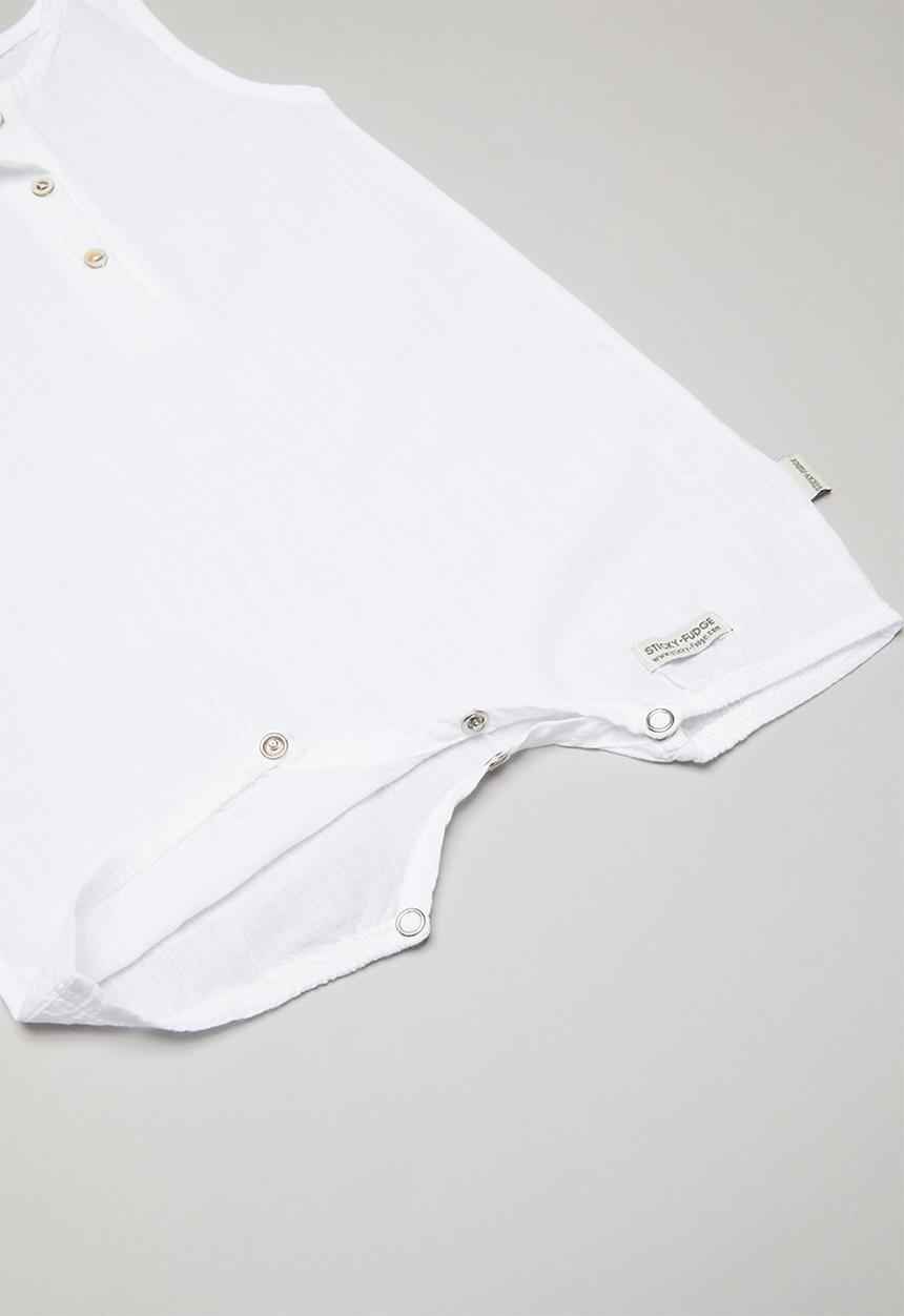 Sticky Fudge - Sleeveless romper - white