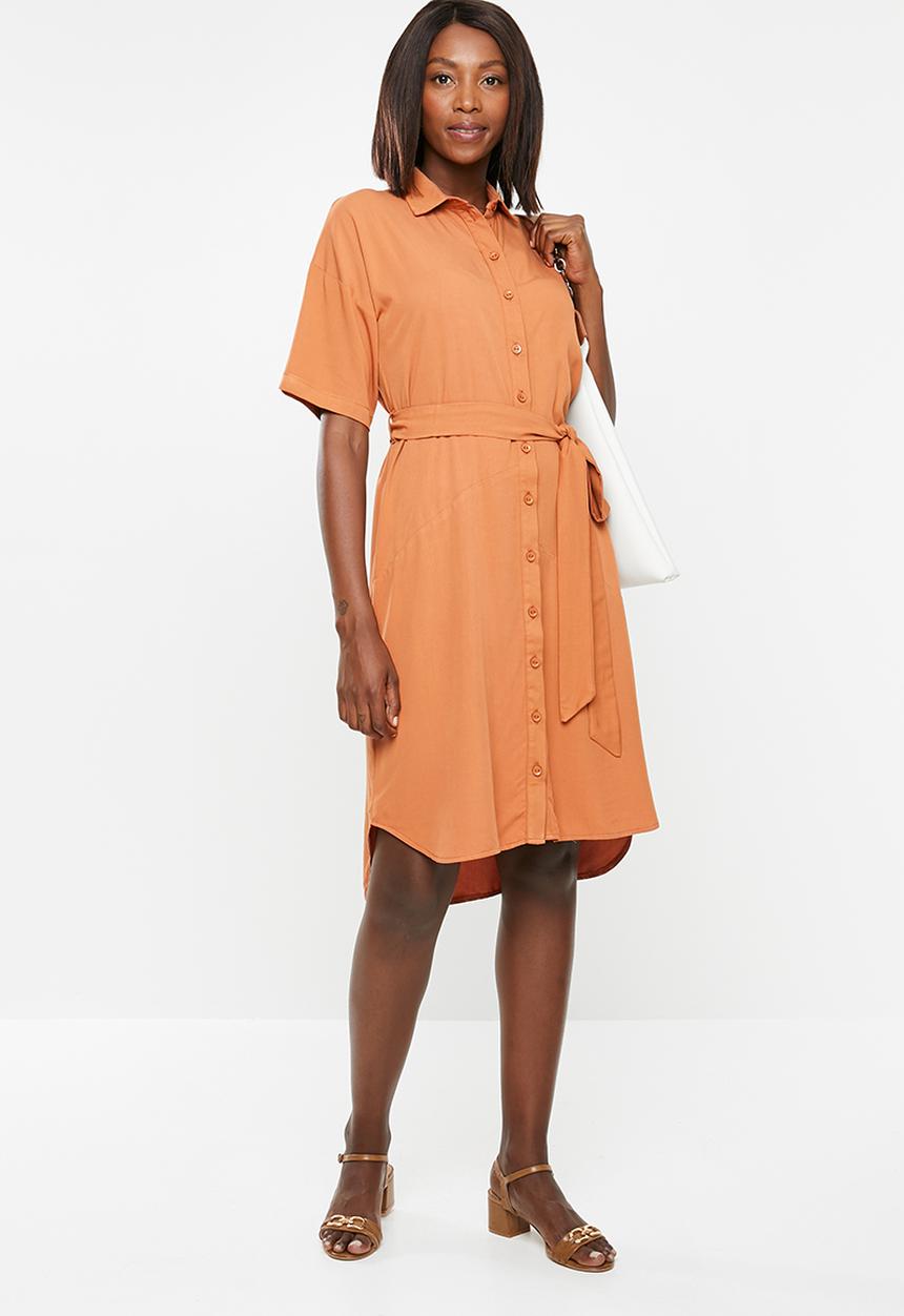 edit - Shirt dress - orange