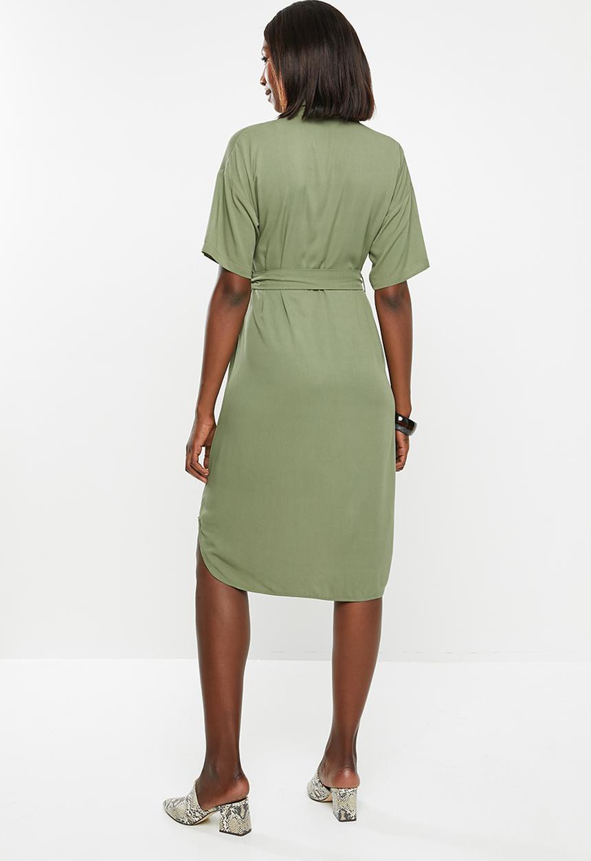 edit - Shirt dress - khaki