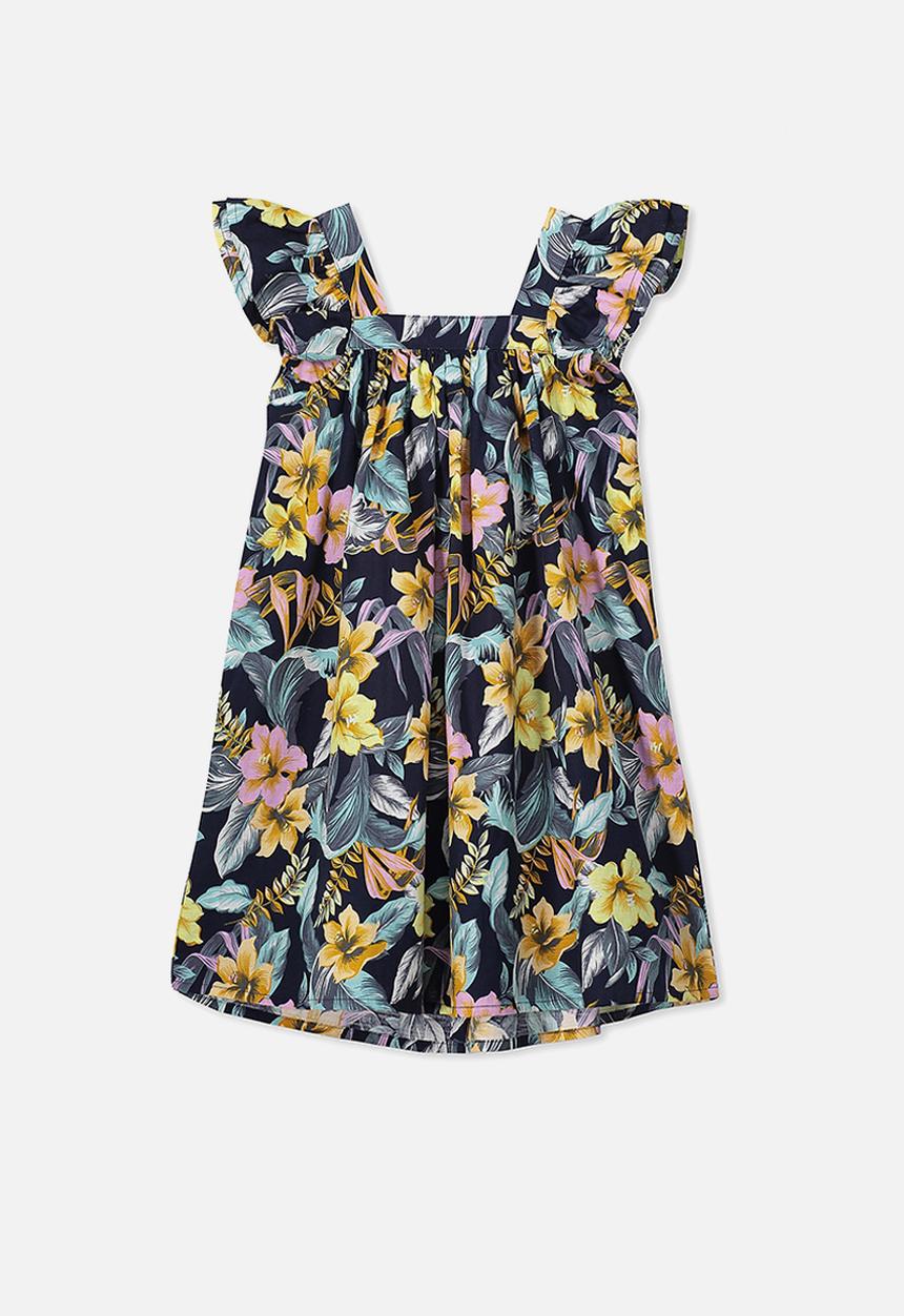 Cotton On - Polly placket dress - tropical floral