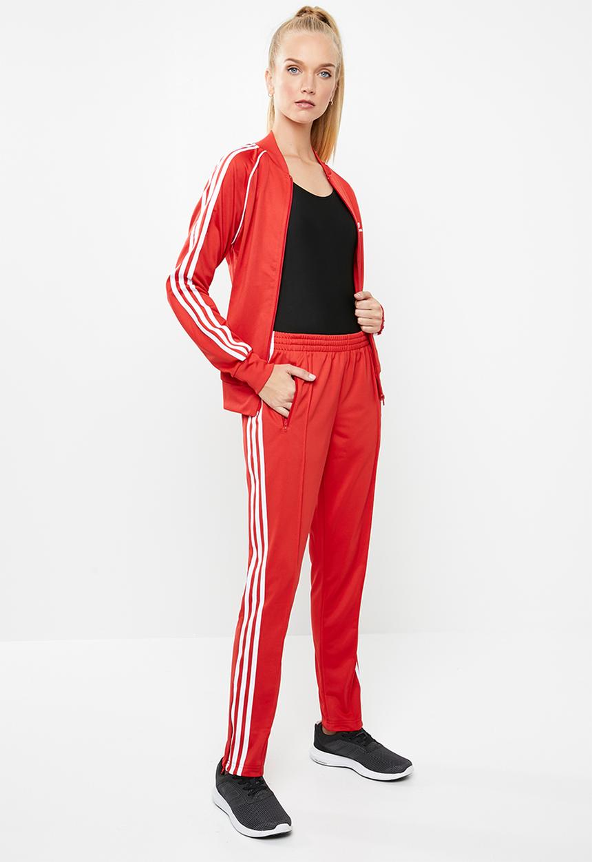 adidas Originals - Adicolour sst track pants - red