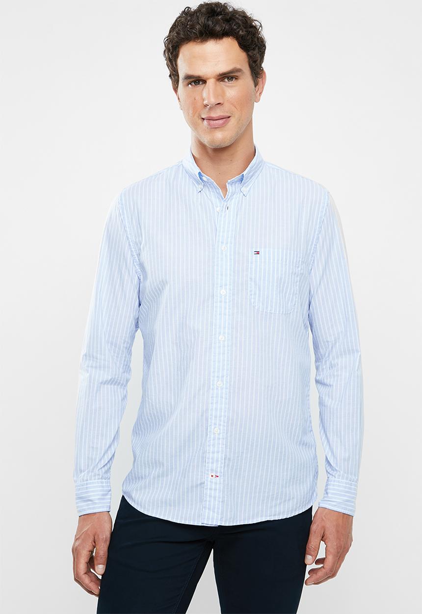 Tommy Hilfiger - Stripe shirt - blue & white