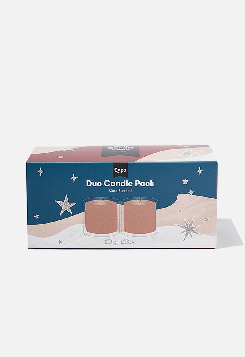 Typo - Duo candle set - rose gold