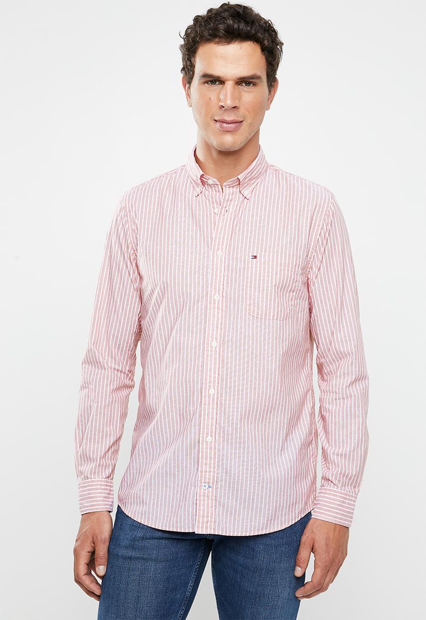 Tommy Hilfiger - Stripe shirt - red & white