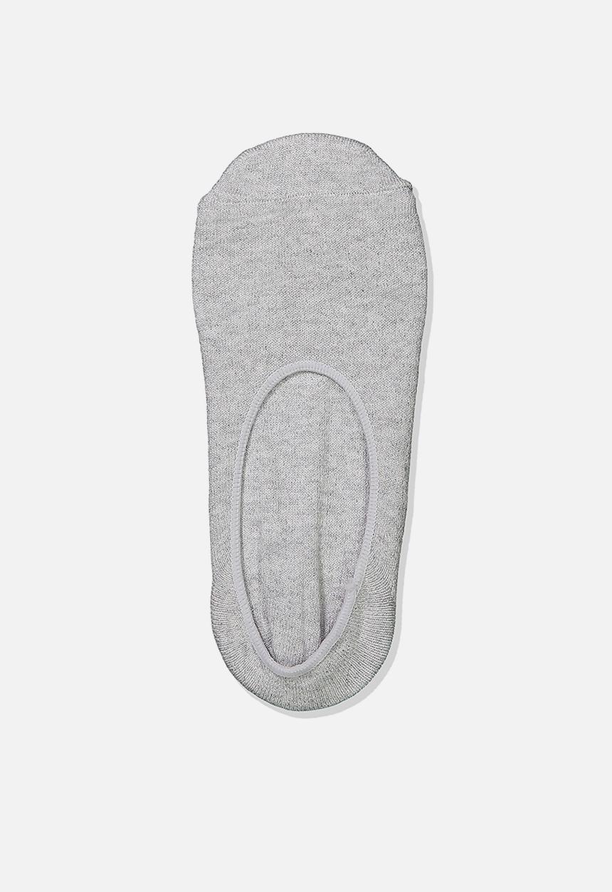 Cotton On - Sneaker low cut socks - grey marle