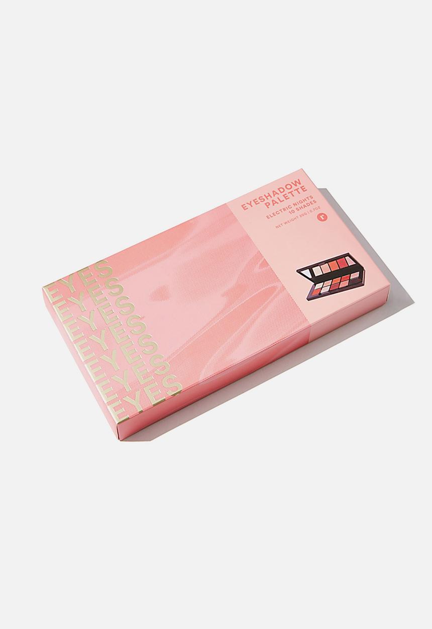 Cotton On - Rubi eyeshadow palette - 10 colour - electric nights