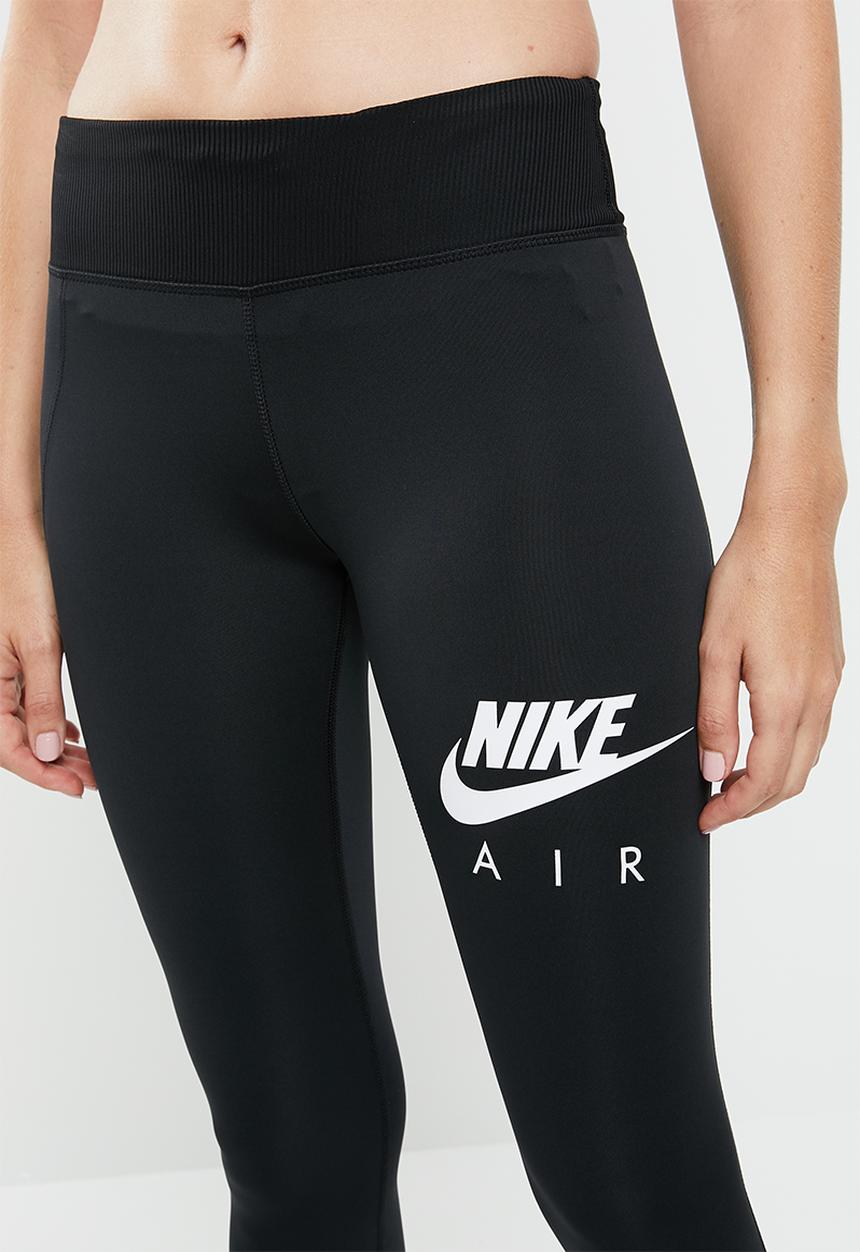 Nike - Nike fast 7/8 air tights gx - black & white