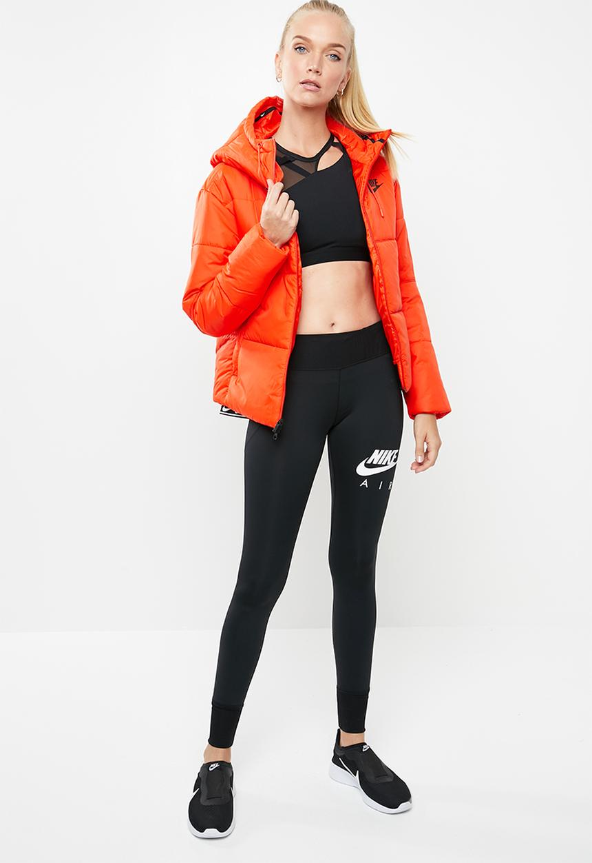Nike - Nike sportswear syn fill puffer hooded jacket - orange