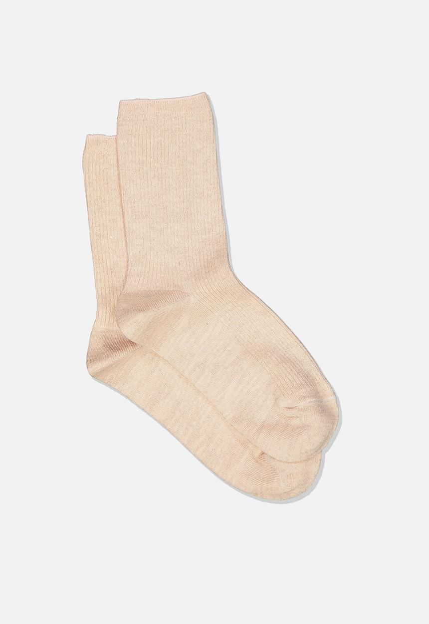 Cotton On - Rosie rib sparkle socks - pink