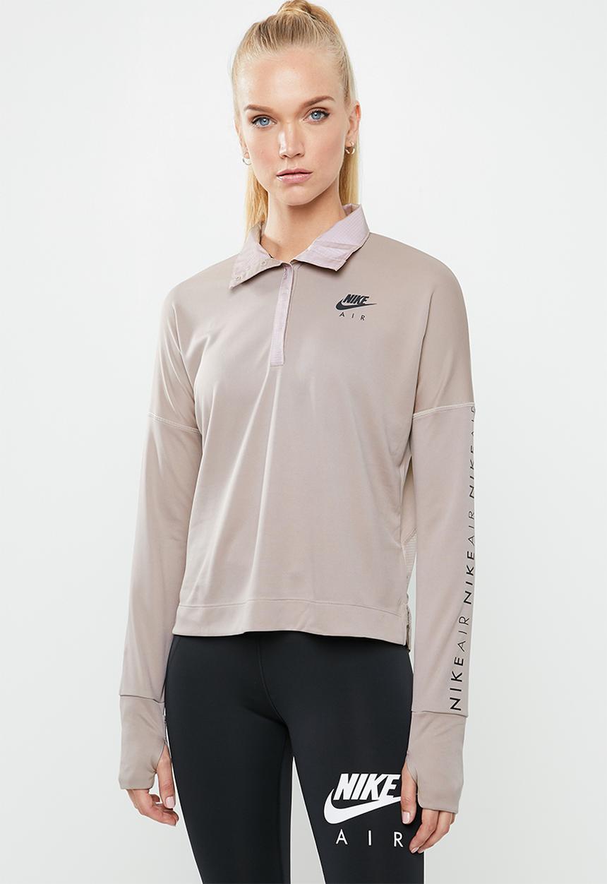 Nike - Nike top mid layer air jacket - black & grey