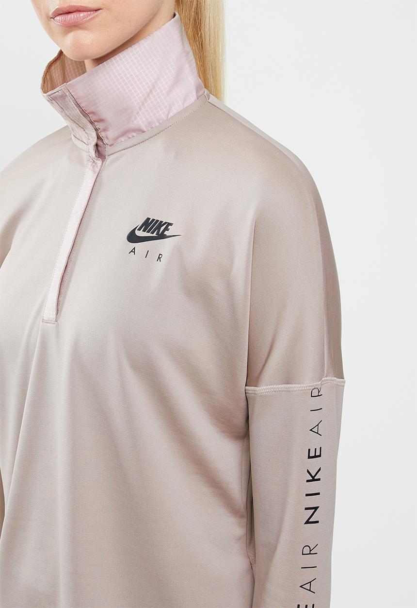 Nike - Nike top mid layer air jacket - black & grey