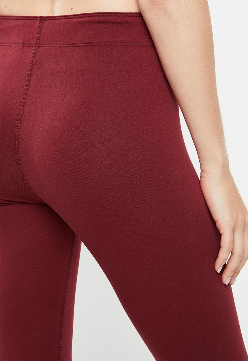 Nike - Nike sportswear legasee legging swoosh - red & white