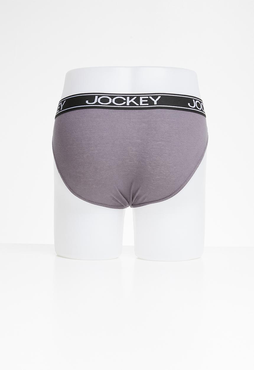 Jockey - 3 Pack plain jockey brief - multi 