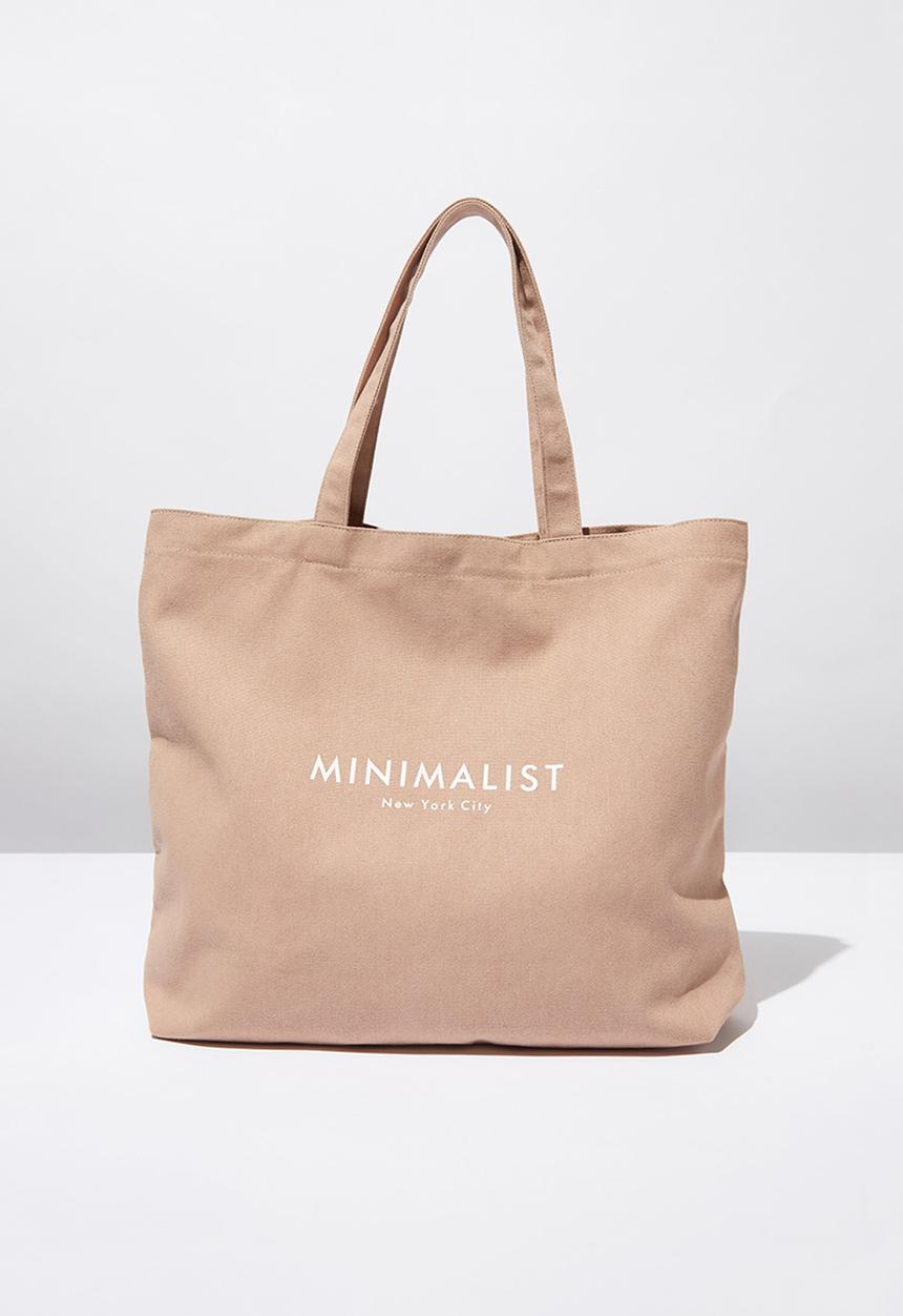 Rubi - Minimalist washed tote - blush