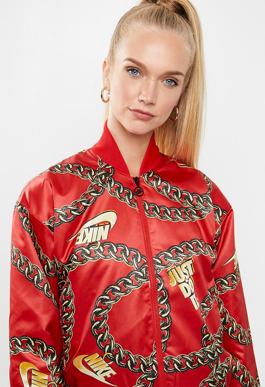 Nike - Nike sportswear syn fill glam jacket - red