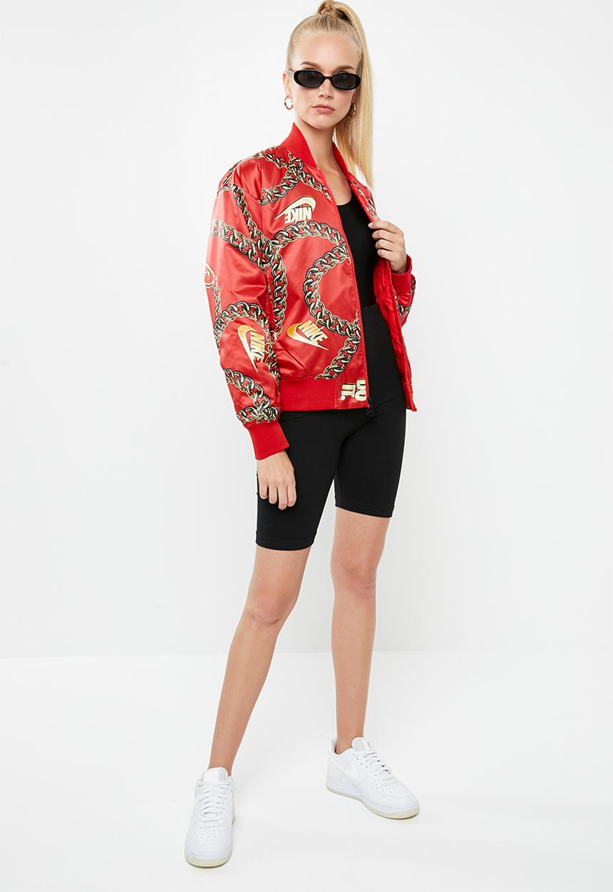 Nike - Nike sportswear syn fill glam jacket - red