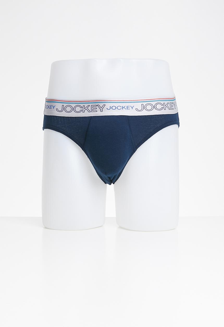 Jockey - 3 Pack plain new gen jockey brief - multi 