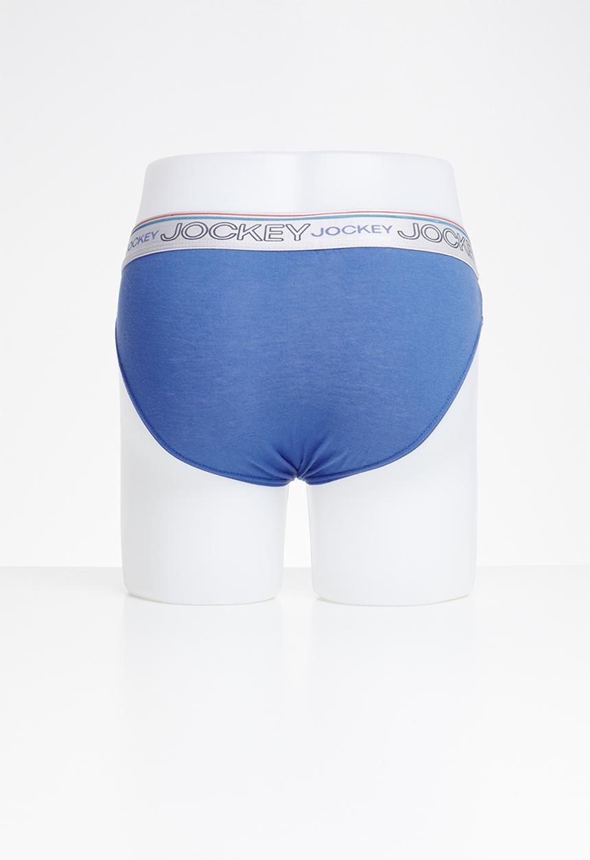Jockey - 3 Pack plain new gen jockey brief - multi 