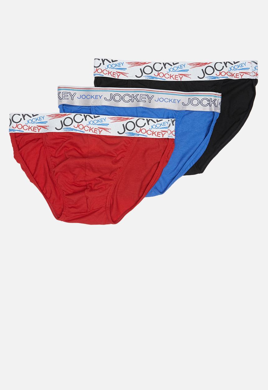 Jockey - 3 Pack plain new gen tanga - multi