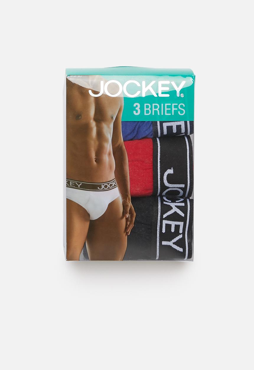 Jockey - 3 Pack plain jockey brief - multi