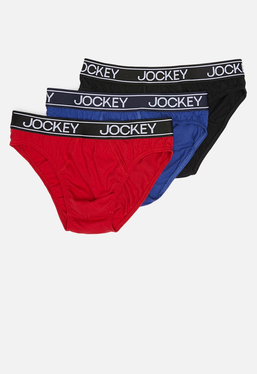 Jockey - 3 Pack plain jockey brief - multi