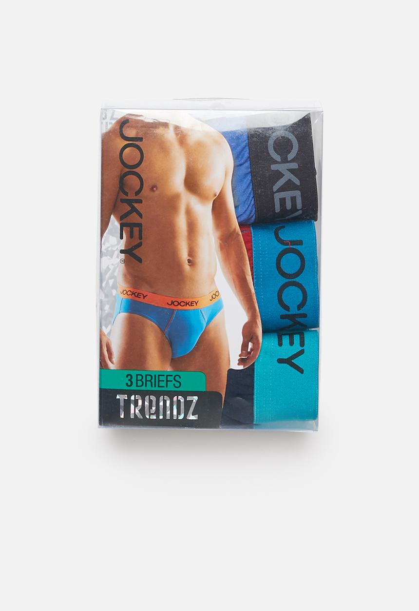 Jockey - Trendz  single jersey piped brief - multi 