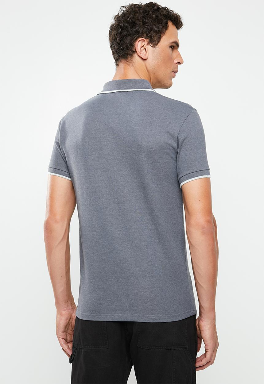 Lee  - Icon melange polo - grey