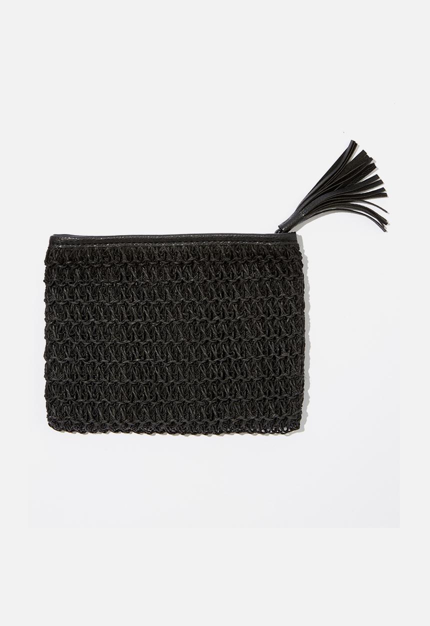 Cotton On - Sienna cosmetic pouch - black