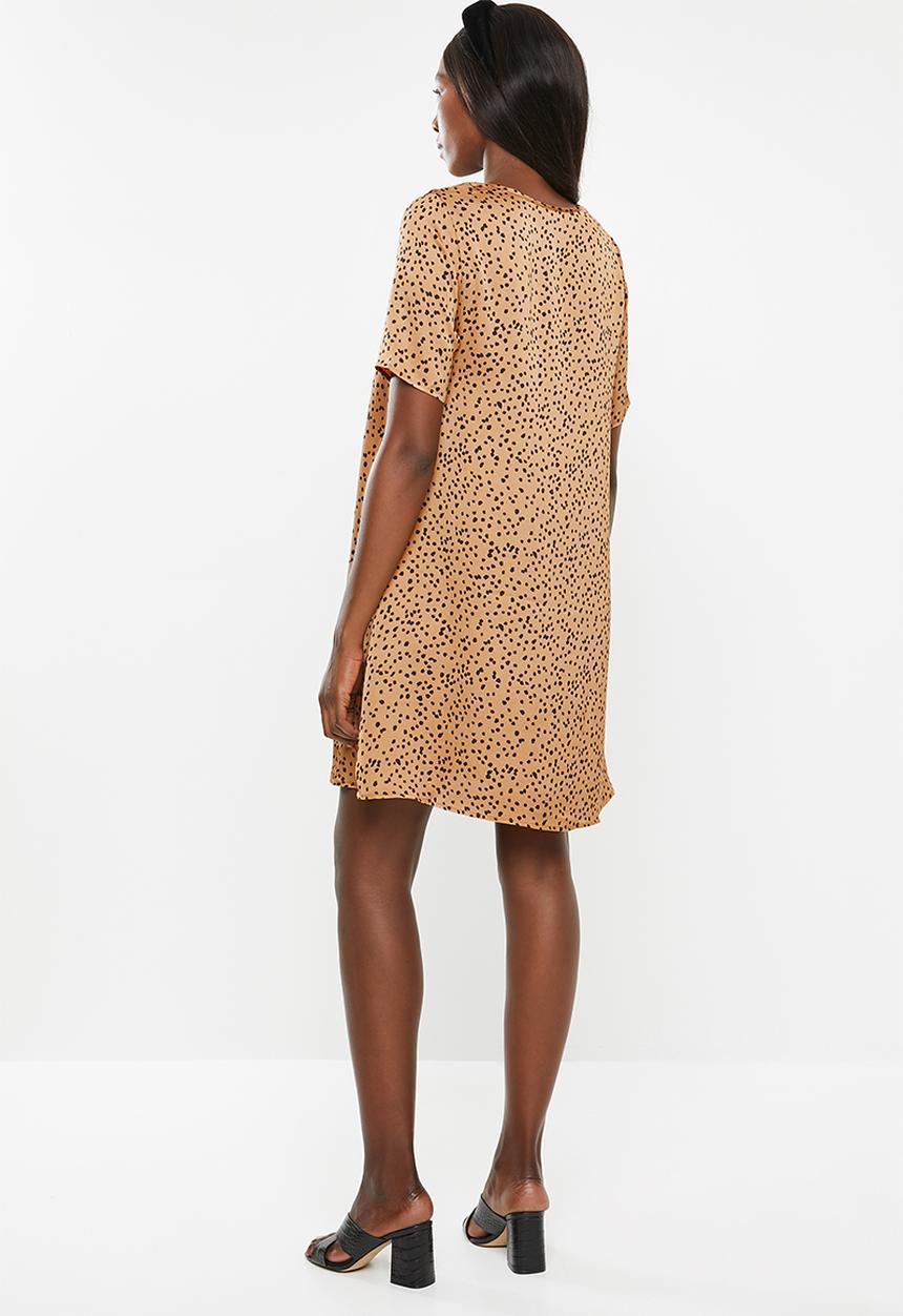Glamorous - Maternity shift dress - bronze & black
