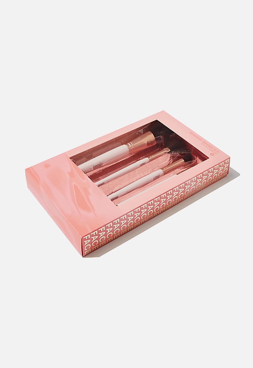 Cotton On - Brush gift set - pink & rose gold