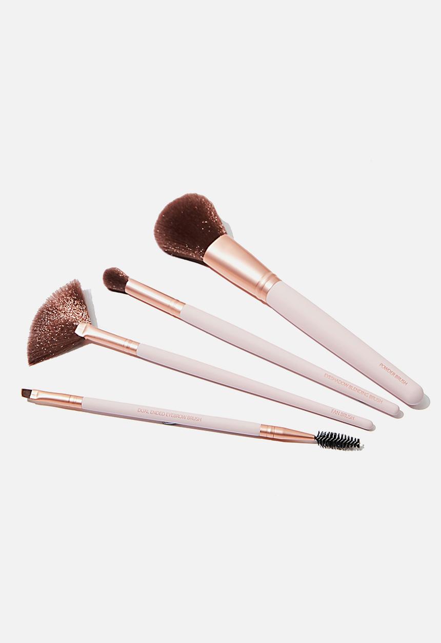Cotton On - Brush gift set - pink & rose gold