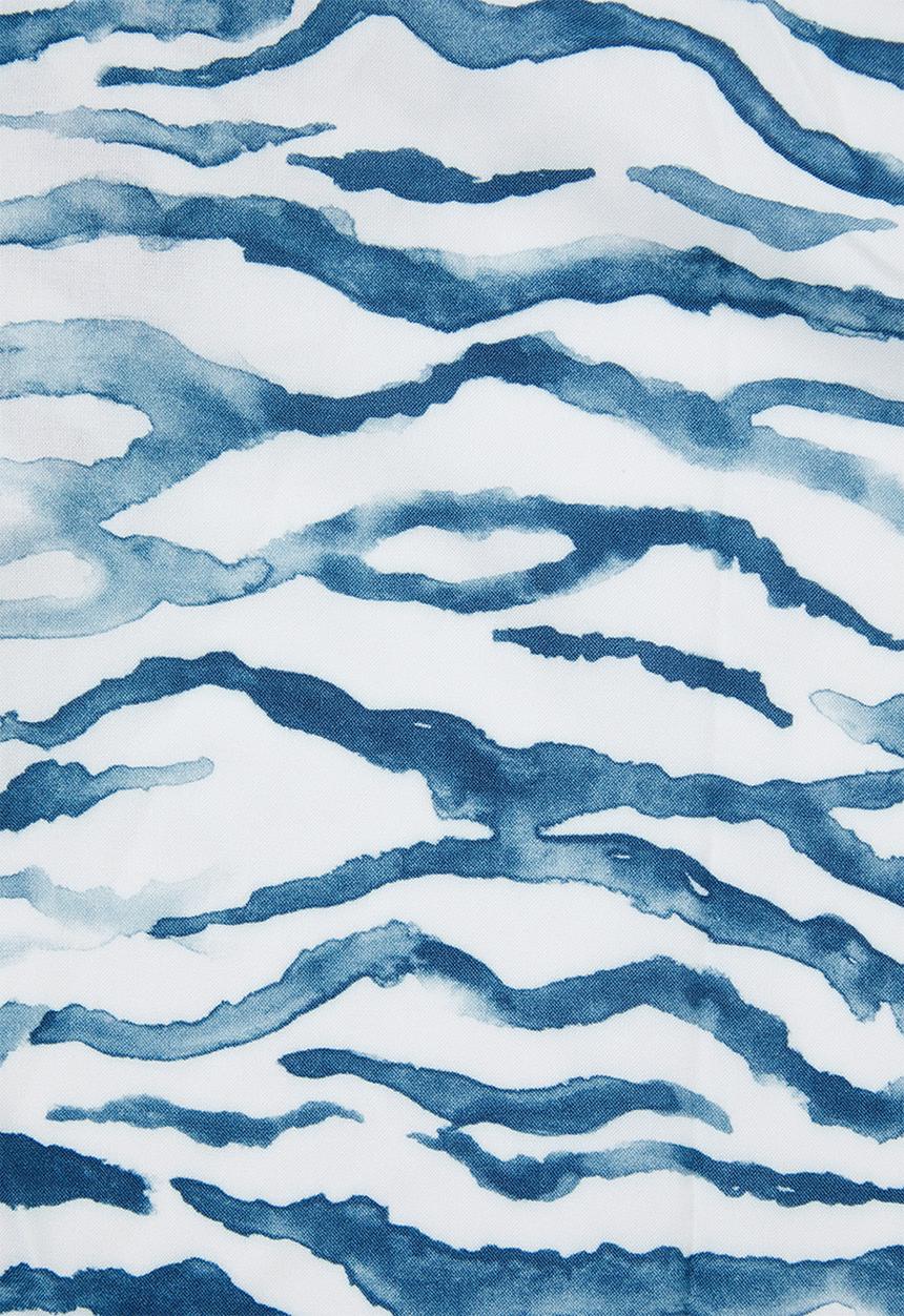 edit - Long kimono - blue zebra