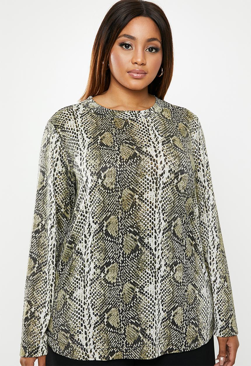 edit Plus - Crew neck tee - multi