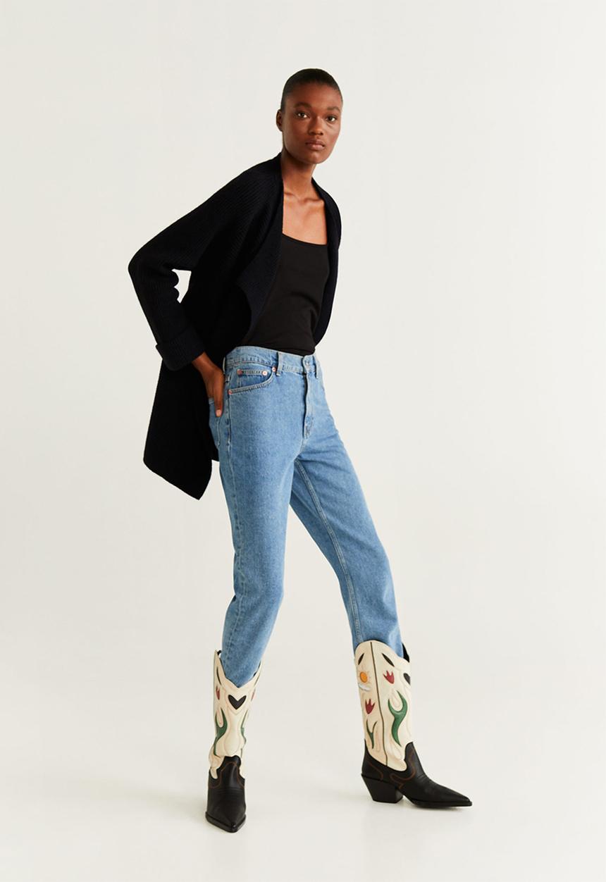 MANGO - Cardigan montiel - black