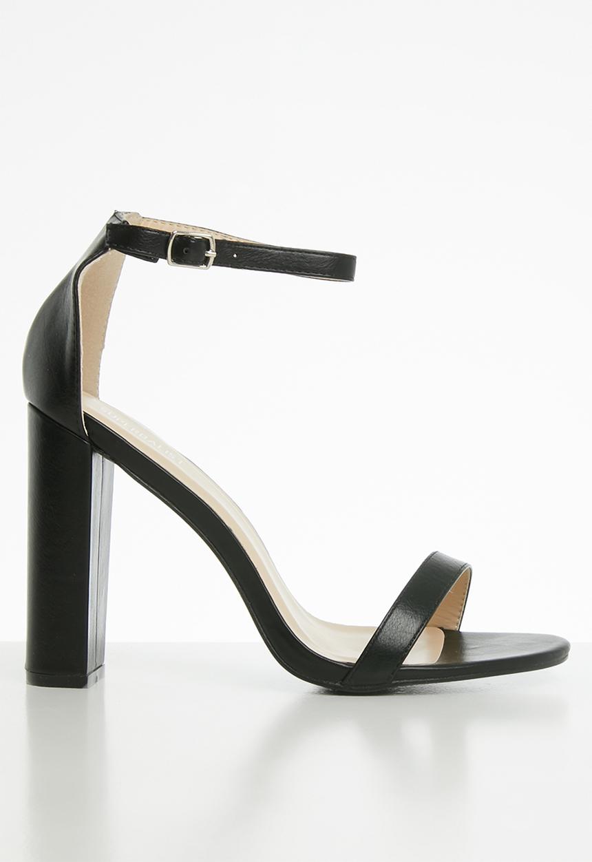 Superbalist - Angie strap block heel - black