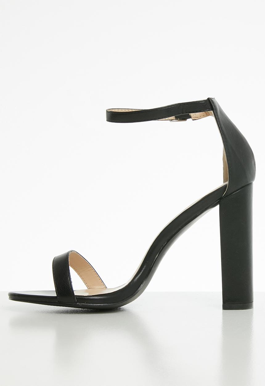 Superbalist - Angie strap block heel - black