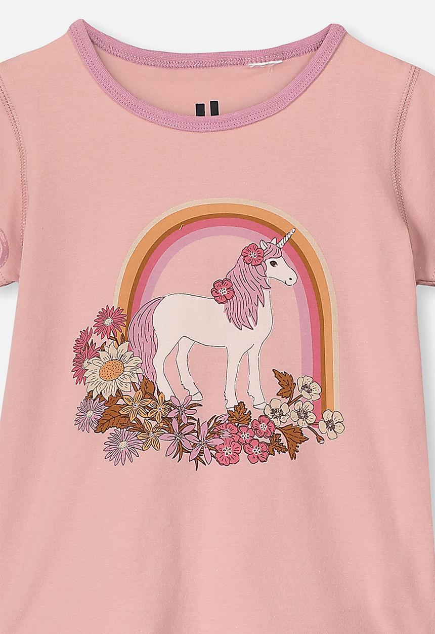 Cotton On - Harpa short sleeve pj set - pink