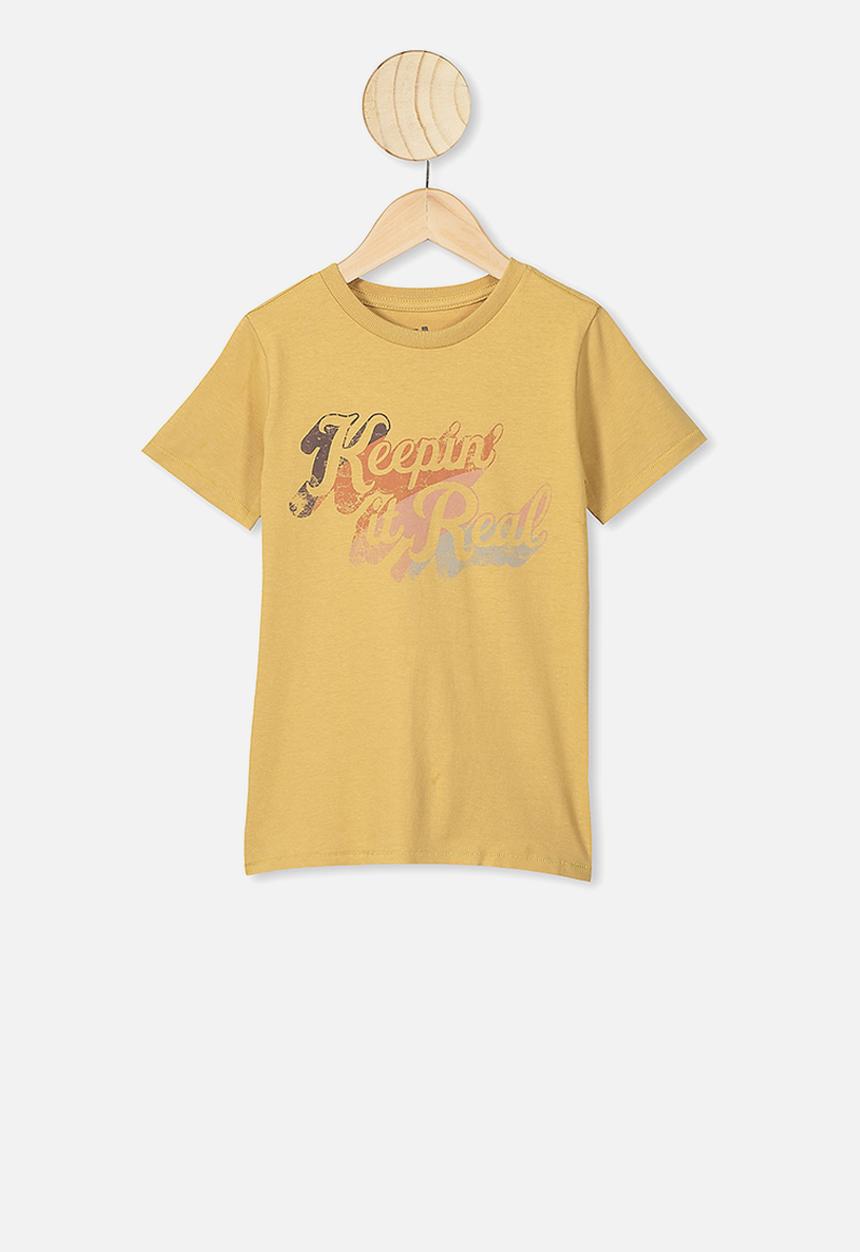 Cotton On - Max short sleeve tee - vintage honey