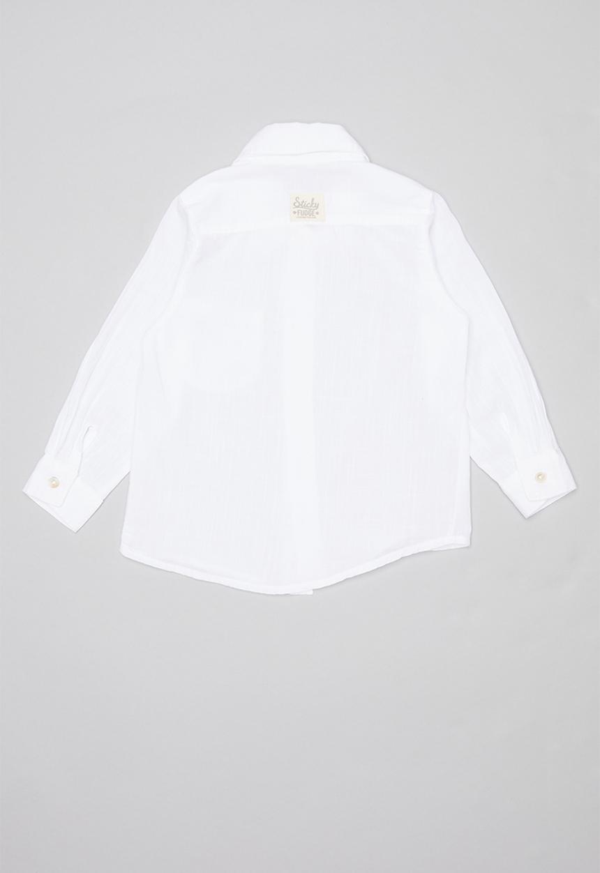 Sticky Fudge - Summer long sleeve shirt - white